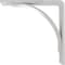 Ekena Millwork Morris Steel Bracket, Hammered White 3"W x 8"D x 8"H BKTM03X08X08MOHWH - alternate 2